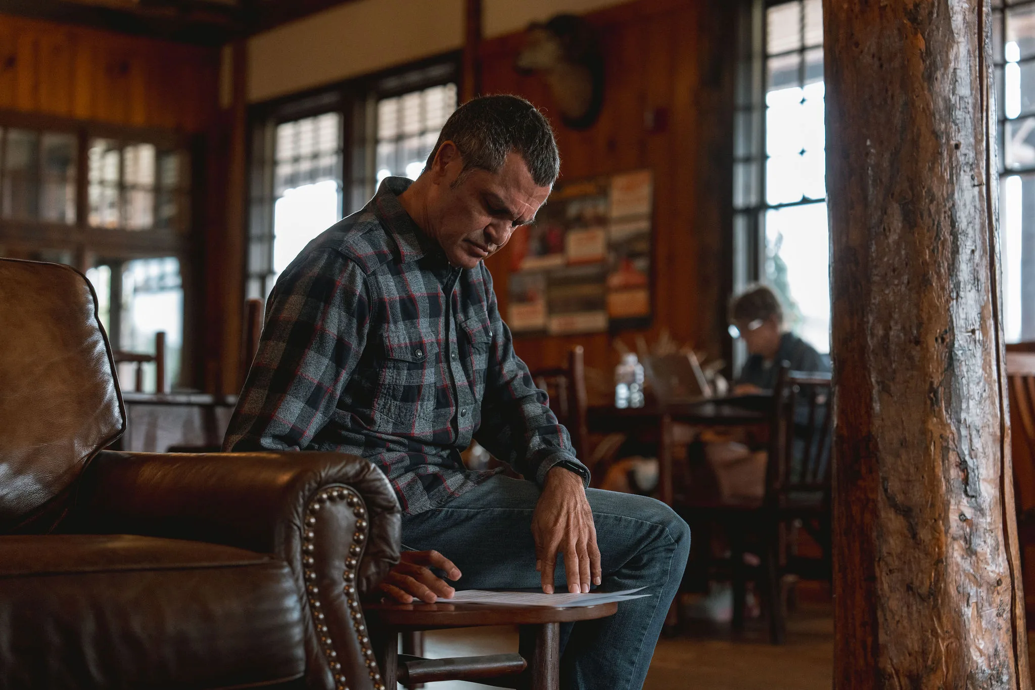 Jonathan Mintz, co-founder of Bespoke, writing down his thoughts