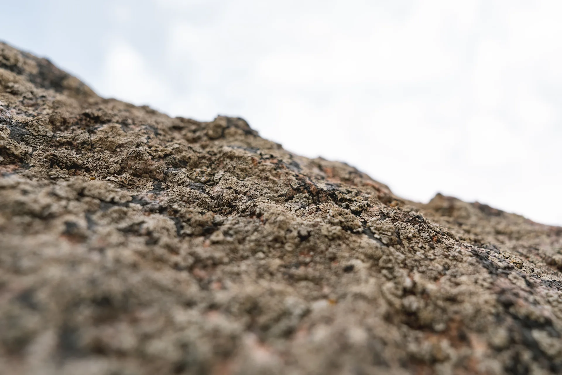 Granite rock surface