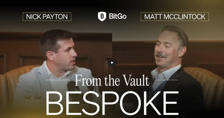 BitGo “From the Vault”: Beyond Self-custody with Bitcoin