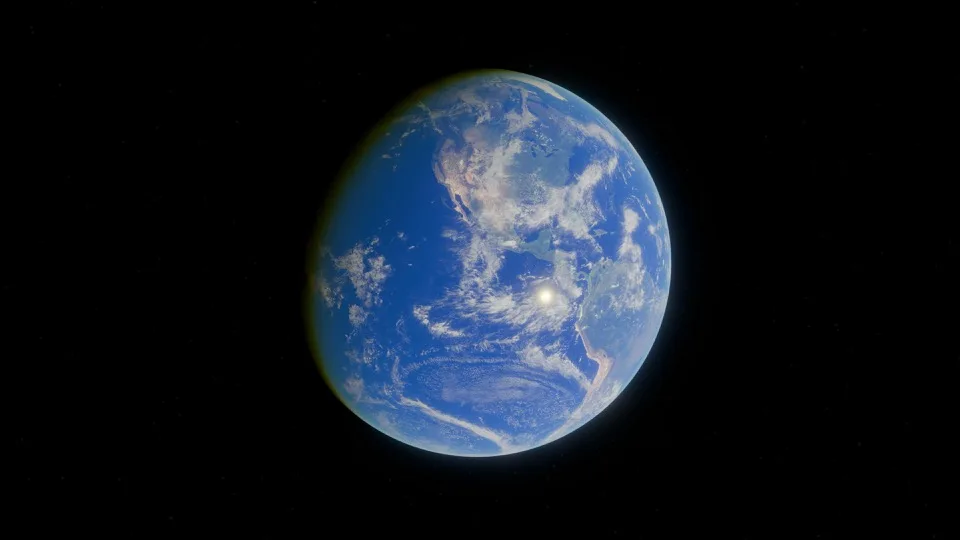 Earth from space.